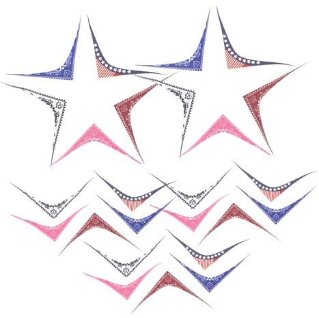 BESPORTBLE 25Stücke Mini Dreieckstücher Für Puppen Handtuch Und Streifen DIY Dekoration Für Mini Spielzeugfiguren Und Puppenhäuser