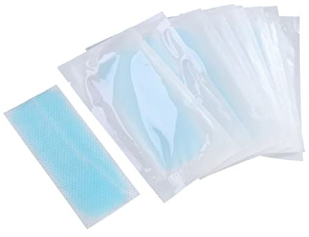 LOORGVEL 10pezzi in Gel Rinfrescanti Strisce per Fronte che Alleviano di Testa di Denti Stanchezza e Insolazione Raffreddamento Rapido e Duraturo Uso Portatile e Facile