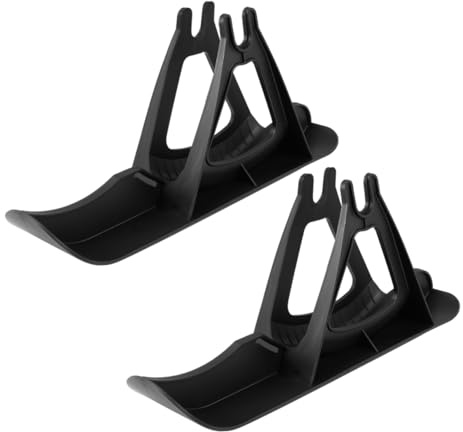 Hemobllo Schneeschlittenbrett für Kinder 35X18X10cm Reifenskibrett aus Kunststoff 12–14 Zoll Laufradkompatibel Outdoor Skifahren