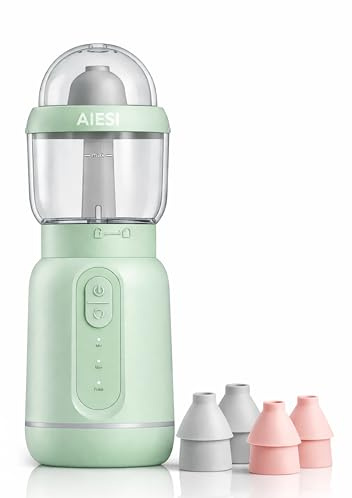 AIESI® Douche nasale portable rechargeable pour adultes et enfants NASALWASH, Batterie rechargeable, 3 niveaux de pulvérisation, Garantie 24 mois