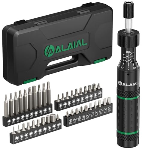 ALAIAL vridmomentskruvmejsel 1–7 Nm, 41 st. för cykel, vapen