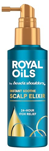 Head & Shoulders Royal Oils Scalp Elixir Treatment, Formulated with Cooling Menthol and Peppermint Oil for Instant Scalp Soothe and Hydration, 4.2 fl oz