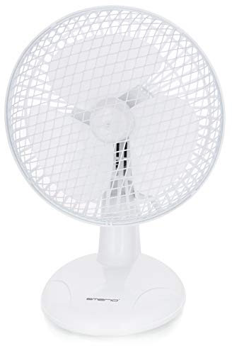 Emerio Tisch-Ventilator,15cm,2 Geschw.,3 Blätter, weiß