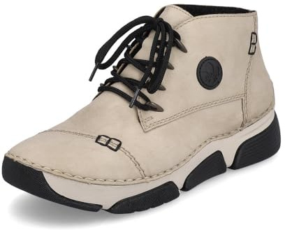 Rieker Mujer Zapatillas 45902, señora Zapatillas Bajas,Zapatos Bajos,Zapatos de Calle,de Ocio,Deportivos,Beige (Beige / 60),42 EU / 8 UK
