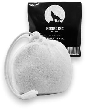 MoonKing Sports Chalk Ball 60 g – optimaler Grip & wiederbefüllbar - Gym Chalk, Climbing Chalk, Chalk Bouldern, Chalk Klettern - Boulderball, Chalk Ball wiederbefüllbar