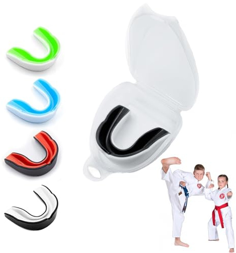 HOPEYMY26 5 Stück Zahnschutz Kampfsport Zahnschutz Kinder Mundschutz Boxen Mundschutz Kampfsport Boxenmouth Guard Geeignet für Rugby, Hockey, Taekwondo, etc