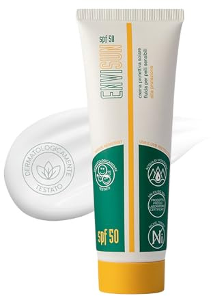 Envisun® Crema Solare 50 da 100ml - SPF 50 Viso e Corpo