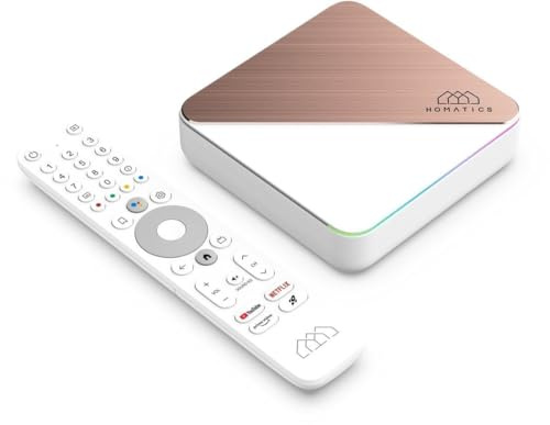 Homatics Box R 4K Plus Android TV Media Player (4K UHD, HDR, WiFi 6, Bluetooth, telecomando vocale)