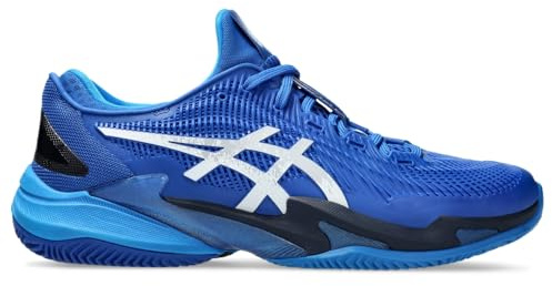 ASICS Court FF 3 Novak Clay Uomo Homme Chaussures de Tennis Bleu Blanc