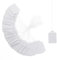 JIYIN 500 Preisschilder Anhänger, 35×22mm Preisetiketten Preisschilder Geschenk Anhänger mit Schnur Schmuck Display Preisschilder Geschenk Hang Tags für Flohmarkt Schmuck (Weiß)