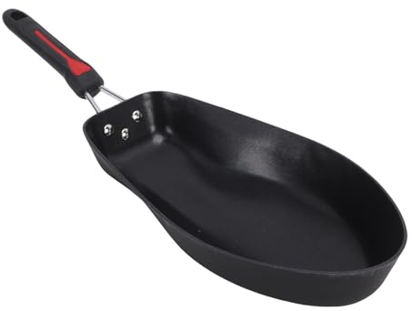 Luocute Padella a Forma di Pesce 3D, Rivestimento Antiaderente, Meno Olio, Distribuzione Uniforme del Calore, per Cottura Alla Griglia, Griglia in Acciaio Inossidabile da 35,2 Cm