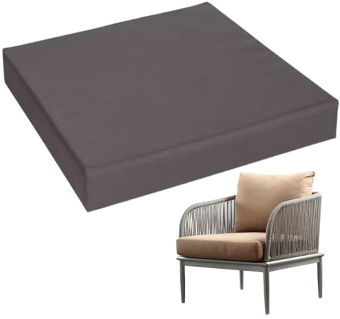 Discos de Espuma para Taburete de 55x55x10cm. Fabricados con Tejido de poliéster Impermeable, Relleno de Esponja de Alta Densidad y partículas Antideslizantes de Silicona, ti