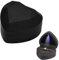 Jinlaili Scatola Anelli con Luce a LED, Scatola Anelli di Velluto, Scatolette Regalo di Gioielli, Scatola Decorativa Anelli, Scatola Anelli Cuore per Fidanzamento Proposta Matrimonio Natale (Nero)