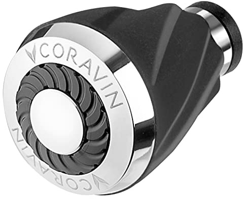 Coravin Weinbelüfter | Schnelle Belüftung, entspricht 60-90 Minuten Dekantieren | Premium Belüfter aus hochwertigen Materialien - Schwarz