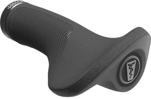 SQlab Manopole per bicicletta 721 2.0, impugnatura ergonomica, maniglia per bicicletta, colore nero, per bici da città, manubrio bicicletta in M