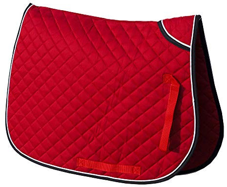 Rhinegold Doppelschabracke, 0, Schabracke, rot, Cob