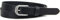 Frentree Ledergürtel MADE IN GERMANY, schmaler Gürtel aus echtem Leder, 2 cm Damen Echtleder Gürtel, Schwarz
