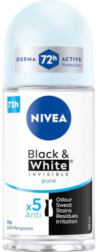 NIVEA Black&White 48H Invisible Pure Antitranspirant im Frauenkugel 50ml