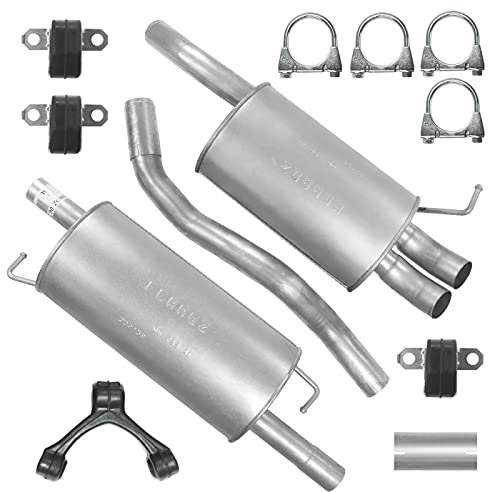 Adamot Auspuff Auspuffanlage Schalldämpferset für VW Transporter T5 V SWB 1.9 TDI