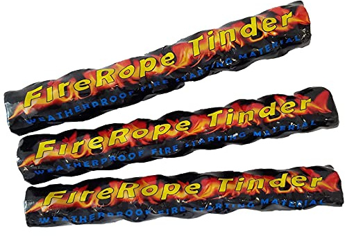 Coopers Bay FireRope Tinder – Das ultimative wetterfeste Notfall-Feueranzündermaterial – Wanderzubehör für Camping, Rucksackreisen und Überleben (3)