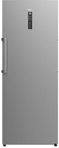 Cecotec Congélateur Vertical 380L Bolero CoolMarket UF 380 Inox, Moteur Inverter Plus, Économie d’Énergie, Total No Frost, Écran de Contrôle, Convertible en Réfrigérateur, Acier Inox
