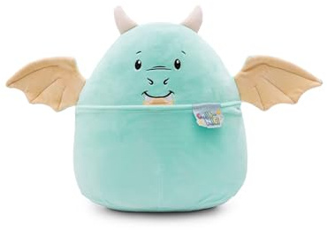 NICI Doudou Chill-NICI Dragon 30cm - Peluche dragon avec petites ailes pour filles, garçons & bébés, Peluche câline - 49888
