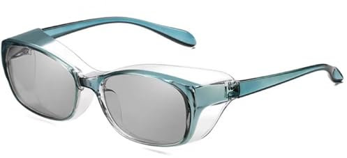 FGAQLUK Gafas Alérgicas Al Polen, Gafas De Sol Polarizadas, Gafas Antivaho De Luz Azul, Protección Tridimensional, Adecuadas For Personas con Ojos Sensibles(Color:Azul)