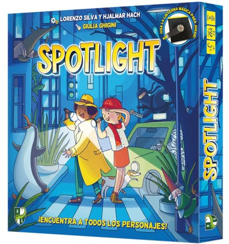 Horrible Guild, Spotlight, Juego de Mesa Cooperativo para Familias y Niños, A Partir de 6 Años, De 1 a 5 Jugadores, 15 Minutos por Partida, Español
