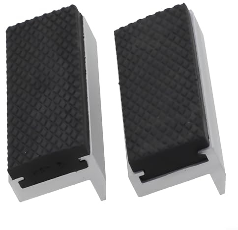 Set di coperture per ganasce magnetiche, morbide, 75-200 mm, in alluminio e gomma, con impugnatura per morsa da banco (75 mm)