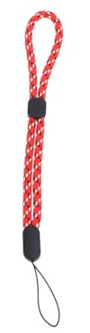 TOPBATHY 10 Pulseras Ajustables de Nylon Rojo, Cuerda de Suspensión Anticaída para Cámara y Teléfono Celular, Correa de Muñeca Antipérdida Ligera para Viajes y Uso al Aire Libre