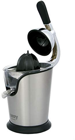 ADLER Elektrische Zitruspresse, 100W Leistung, Grau/Schwarz