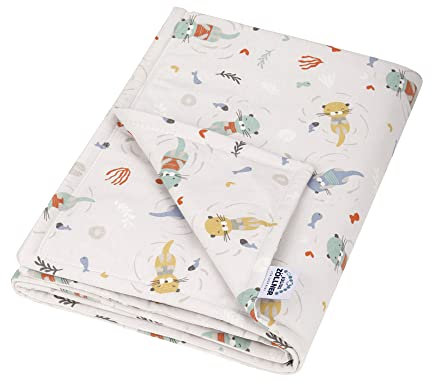 Julius Zöllner Jersey Decke ungefüttert aus 100% Baumwoll-Jersey | Gr. 70x100 cm | Made in Germany | OEKO-TEX® STANDARD 100 | Little Otti