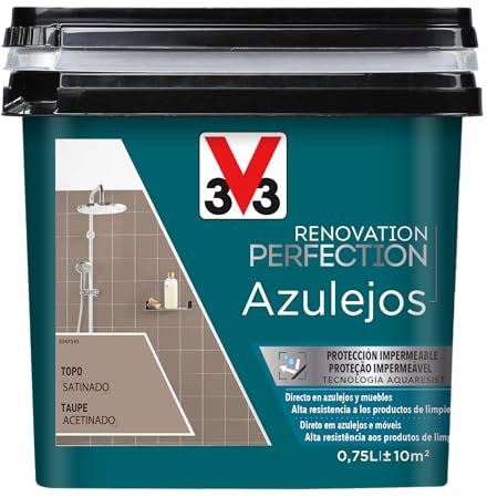 V33 Esmalte Renovation Perfection Azulejos Topo Satinado 0,75L