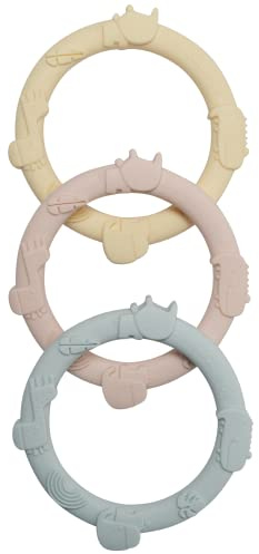 Loulou Lollipop Wild Teething Ring Set (Pastel)