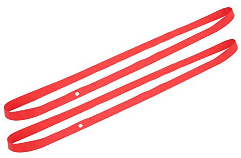 Buachois 2 Stück Fahrrad Reifen Pannenschutz Liner Mountainbike Felgenband 20mm Breite Rot PVC Fahrrad Innenreifen Pannenschutzband für 26 Zoll Mountainbike Laufrad(24“*20mm)