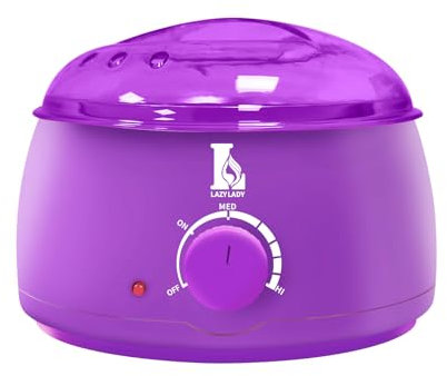 Chauffe-cire électrique pour épilation professionnelle - Appareil violet pour visage, bras, aisselles et jambes - Capacité 500ml, idéal pour maison et spa