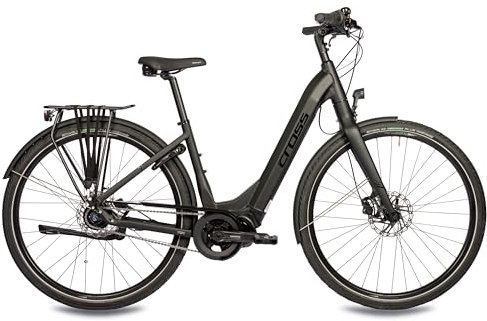 Airtracks 28 Zoll Damen E-Bike LS Wave City Fahrrad NOVA Trekking Bike Herren Trekkingrad Tiefeinsteiger Shimano STеPS E6100 504Wh 8 x Gang Shimano Nexus - 45cm (Körpergröße 160-175cm)