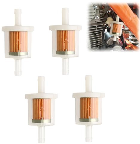 Kraftstofffilter Benzinfilter 8mm, Universal Benzin Flüssigkeitsfilter, Mehrweg Kraftstofffilter mit Hoher Dichte, für Motorrad, Rasenmäher, Roller Mofa (4)
