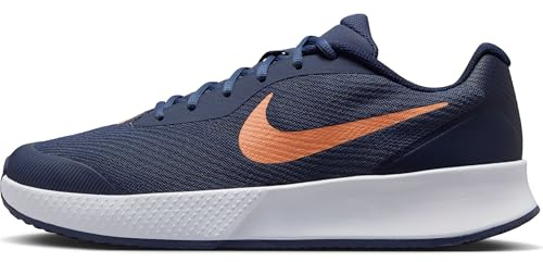 NIKE Men's Vapor Lite 3 Sand Courts Tennis Shoes, Thunder Blue Marakesh Obsidian, 10 UK