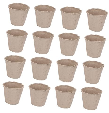 BESPORTBLE 40piezas Kit De Macetas De Pulpa para Macetas De Ecológicas y Biodegradables para Jardinería