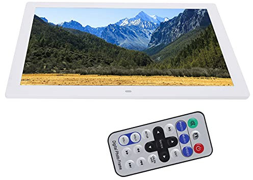 Cornice Digitale HD da 17 Pollici con Calendario Orologio RC Album Fotografico Elettronico 1440x900 (Spina europea)