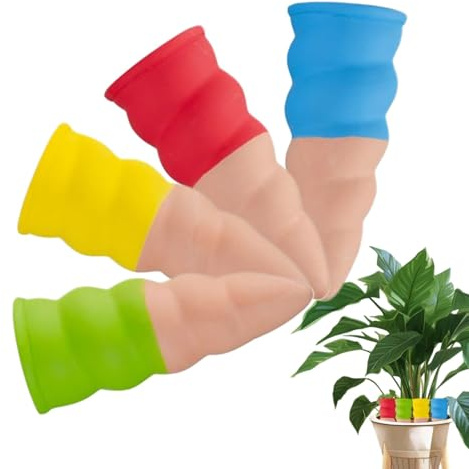 Mimoqk Pics D'arrosage Autonome Pour | Systèmes d'Arrosage pour - Kit De 4 Pour D'intérieur Pots De Fleurs Jardin Extérieur