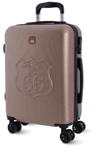 Route 66 - Valise Cabine 55x40x20 Rigide ABS 4 Roues - Bagage Avion | Valise rigide légère, Bagage cabine Ryanair, Valise 4 roues pivotantes, Sac cabine avion, Valise voyage trolley