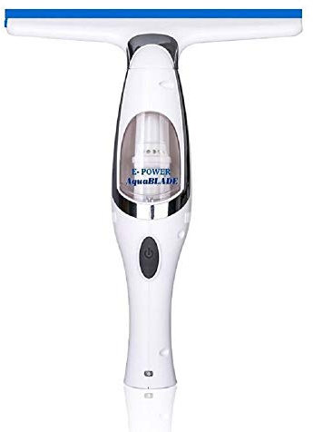 Aquablade - Tergicristallo elettrico E-Power innovativo con bordo in silicone per finestre e piastrelle, per una pulizia brillante