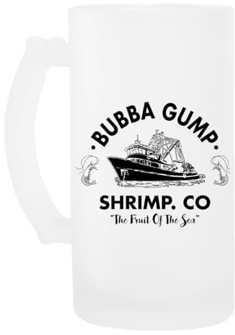 Luxogo Bubba Gump Shrimp Glas Bier Becher Beer Mug