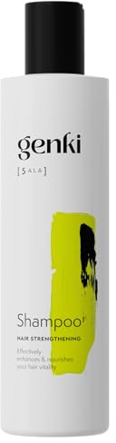 Genki Haircare kräftigendes Hair Strengthening Shampoo 250 ml mit 5-ALA stärkt das Haar nachweislich mit Grünem Tee und Panthenol für geschmeidiges und widerstandsfähiges Haar
