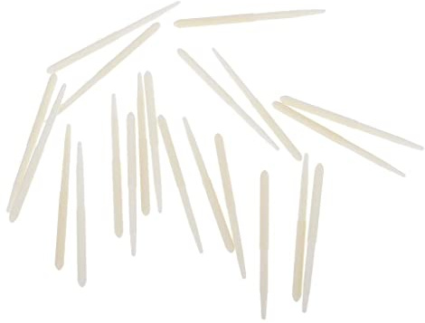 Wswqop 12 Piezas Puntas de Marcador de Pintura Nibs para Pincel Reemplazo Recambio para de Pintura Accesorios de Manualidades Material Fibra Metal, Multi, 20 Piezas 34x2 mm