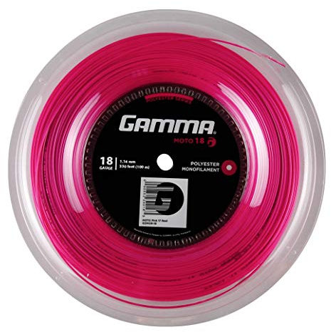 Gamma Tennissaite Moto 18 (1.14 mm) Pink100 m Rolle