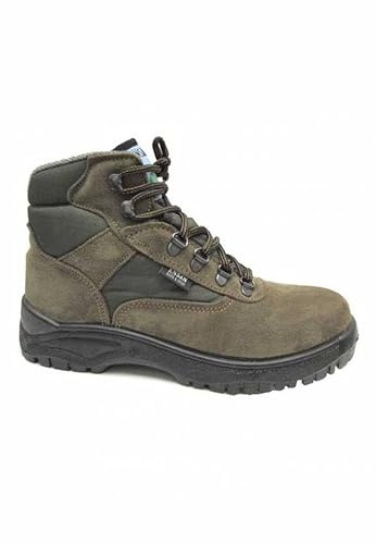 zapattu - Ensan - Botas de Trabajo Piel Serraje Verde - Verde, 41