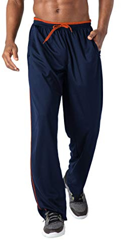 KEFITEVD Pantalon Course Pantalon Décontractés Homme avec Poches Zippées